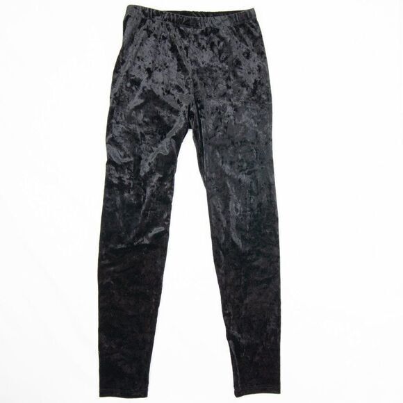 NEW‎ Ann Taylor black velvet legging pants, size S - Picture 1 of 10